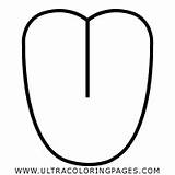 Tongue Coloring Human Getdrawings Sketch Page sketch template