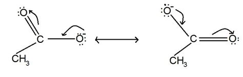 [Solved] Write the two-resonance structures for the acetate ion. I ...