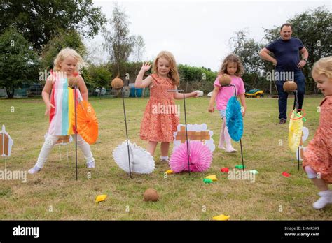 Kid's birthday party, UK Stock Photo - Alamy