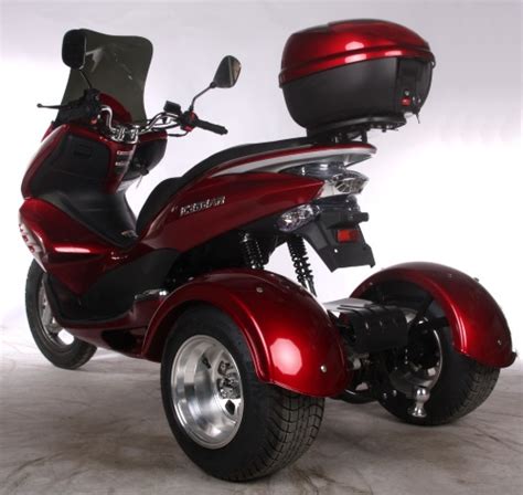 150cc 3 Wheel Trike Scooter PST150-17 Automatic 4 Stroke Moped