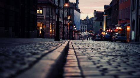 Night City Street Wallpaper