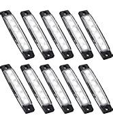 Amazon.com: PSEQT 10 Pcs LED Rock Strip Lights Car Exterior Underglow Wheel Fender Well Lighting ...