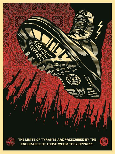 TYRANT BOOT POSTER - Obey Giant