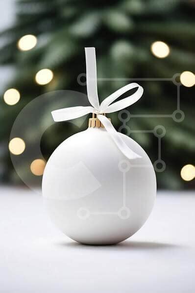 Christmas Ball Ornament for Festive Decor stock photo | Creative Fabrica