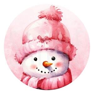 Vintage Pink Snowman Sign Pink Christmas Sign, Christmas Decor, Wreath Sign Door Hanger Tiered ...