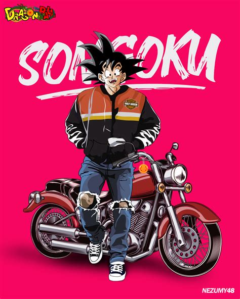 @nezumy_48. #songoku Art and speed on the street, traveling the world ...