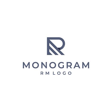 Design Logo Modern Vector PNG Images, Rm Logo Vector Modern Simple Monogram Design, Symbol, Sign ...