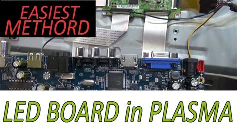 PLASMA TV UNIVERSAL BOARD INSTALLATION || PLASMA TV REPAIRING TIPS ...