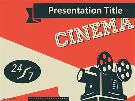 Movie Themed Powerpoint Template