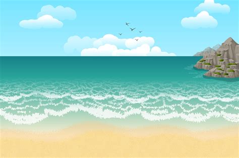 2560x1700 Beach Illustration Chromebook Pixel ,HD 4k Wallpapers,Images,Backgrounds,Photos and ...