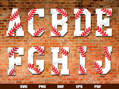 BASEBALL FONT SVG Baseball Svg Baseball Mom Svg Baseball - Etsy