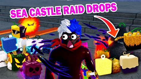 I Collected 30 Fruits From 30 Sea Castle Raid In Blox Fruits! - YouTube