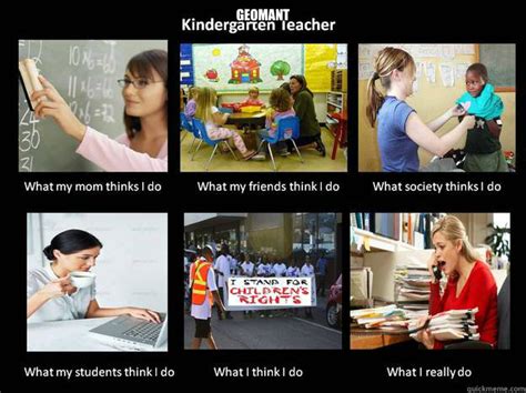 - Kindergarten teacher - What I really do - quickmeme