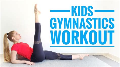 Improve your gymnastics skills at home: Gymnastics workout for kids ...