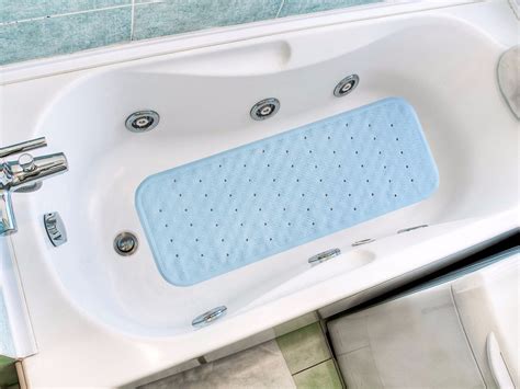 Natural Rubber Bathroom Bath Mat Anti Bacterial Bath Mat Non Slip Bathtub Shower Mat Multiple ...