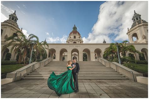 PASADENA CITY HALL ENGAGEMENT | Alejandra + Peter