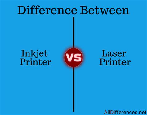 Difference between Inkjet Printer and Laser Printer