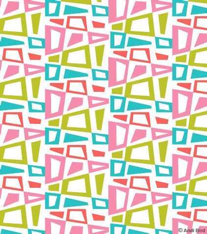 Checkmate - fabric | Fun cheerful geometric retro pattern pr… | Flickr