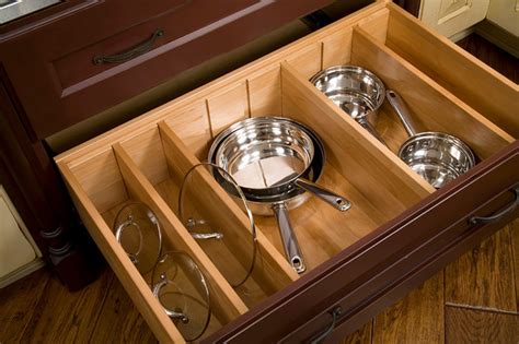 Deep Drawer Divider Kit - Traditional - Kitchen - Seattle - by Bellmont Cabinet Co.