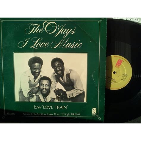 I love music / love train by The O'Jays, 12inch with fiphi - Ref:115405409