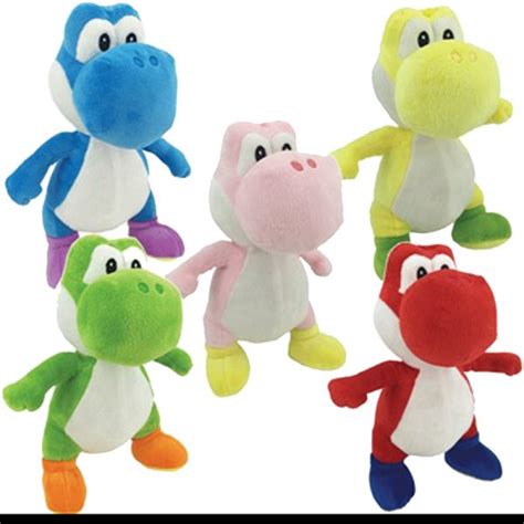 Nintendo-Yoshi 5 Colors Asst 8.5″ @$4.00 ea – World Plush Inc.