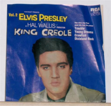 ELVIS PRESLEY - King Creole Vol. 2 - Australian RCA 20163 7-inch EP Record $39.97 - PicClick