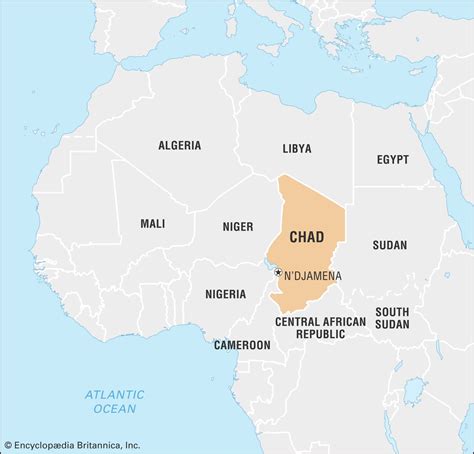 Map Of Chad