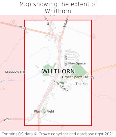 Where is Whithorn? Whithorn on a map