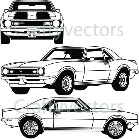 68 Camaro Drawings