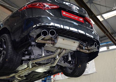 Performance sport exhaust for Alfa Romeo Giulia Quadrifoglio with valve, ALFA ROMEO GIULIA ...