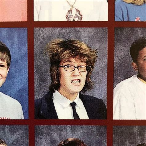 My friend recently revealed his 8th grade yearbook photo. : r/blunderyears