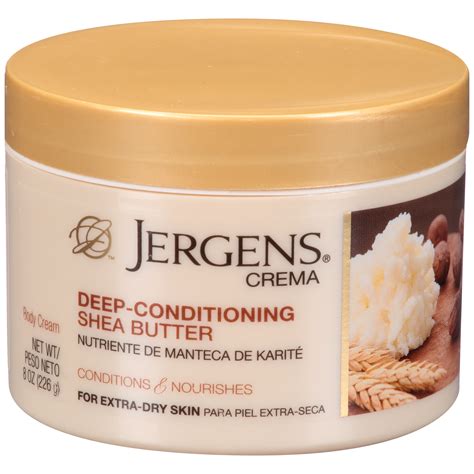 Jergens Crema Deep-Conditioning Shea Butter Body Cream 8 OZ PLASTIC JAR ...