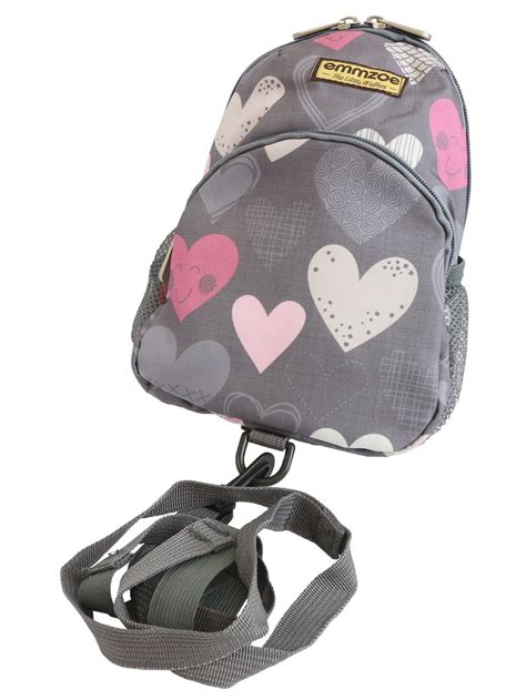 Emmzoe - Little Walker Toddler Backpack with Detachable Safety Harness ...