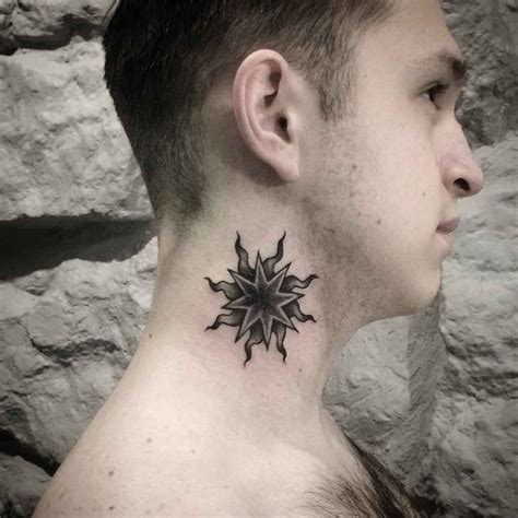 Star Tattoo on Neck | Best Tattoo Ideas Gallery