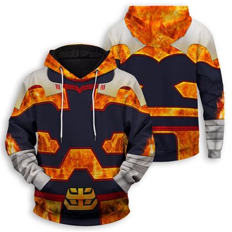 My Hero Academia Merch Hoodie – My Hero Academia Endeavor Uniform ...