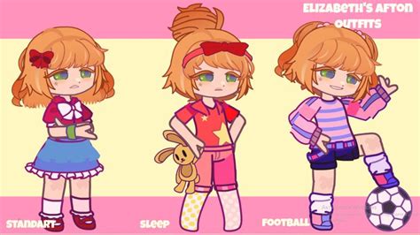 Elizabeth's Afton outfits | Fnaf characters, Afton, Fnaf drawings