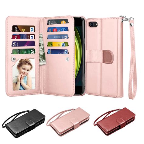 iPhone SE 2020 / iPhone 7 8 4.7" Cases Wallet, iPhone SE 2 2020 PU ...