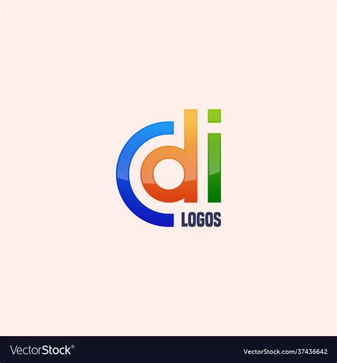 Letter cdi logo Royalty Free Vector Image - VectorStock