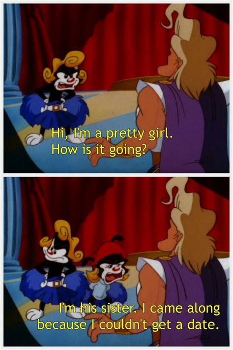 AnimaniacsQuotes on Twitter #yakko #wakko #animaniacs #cartoon #quotes | Animaniacs funny, Funny ...