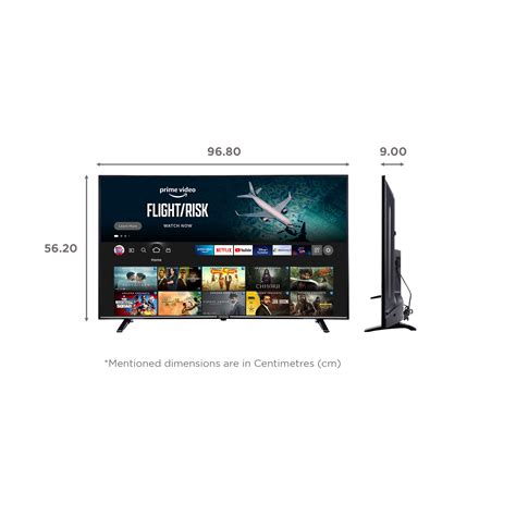 Buy Croma Fire TV 109 cm (43 inch) 4K Ultra HD LED Fire TV with Alexa Compatibility Online – Croma