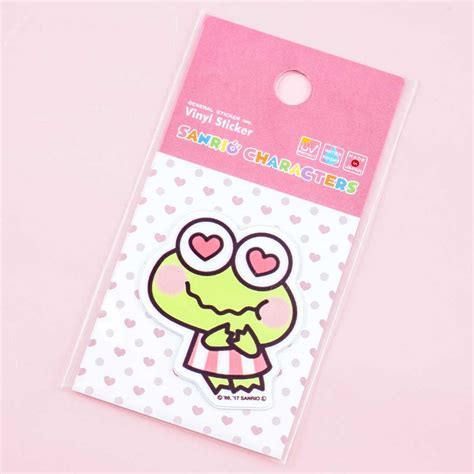 Sanrio Characters Vinyl Sticker - Kero Kero Keroppi – Blippo