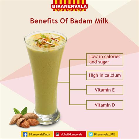 Did you know delicious Badam milk (Almond Milk) has so many benefits ...