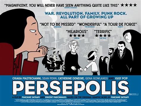 persepolis. | French movies, Movie posters, Animated movie posters