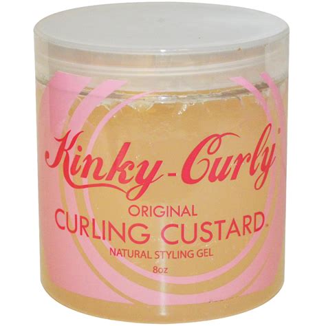 Kinky-Curly, Original Curling Custard, Natural Styling Gel, 8 oz - iHerb.com