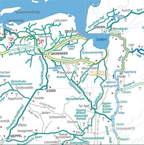 European Waterways Map and Directory, 5th edition - Inland Waterways International