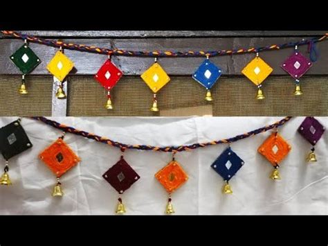 DIY Diwali Door Toran/Diwali Decoration/Diwali Craft/Beautiful Door Toran/#tulikajagga - YouTube