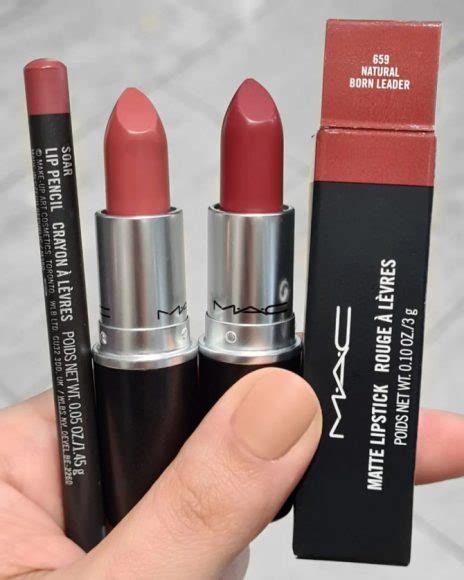 25 Mac Lipstick Swatches 2022 – Sweet Deal and Natural Born Leader