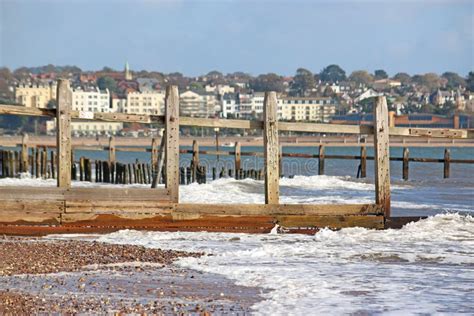 Dawlish Warren Beach stock image. Image of defence, coastal - 107838381