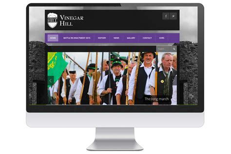 vinegarhill.ie - Two Heads Website & Graphic Designers