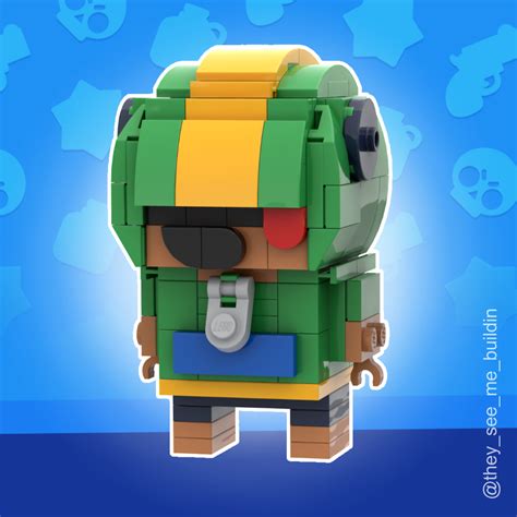 Brawl Stars Leon Brickheadz MOC - Belle-Ve Bricks | LEGO MOCS ...